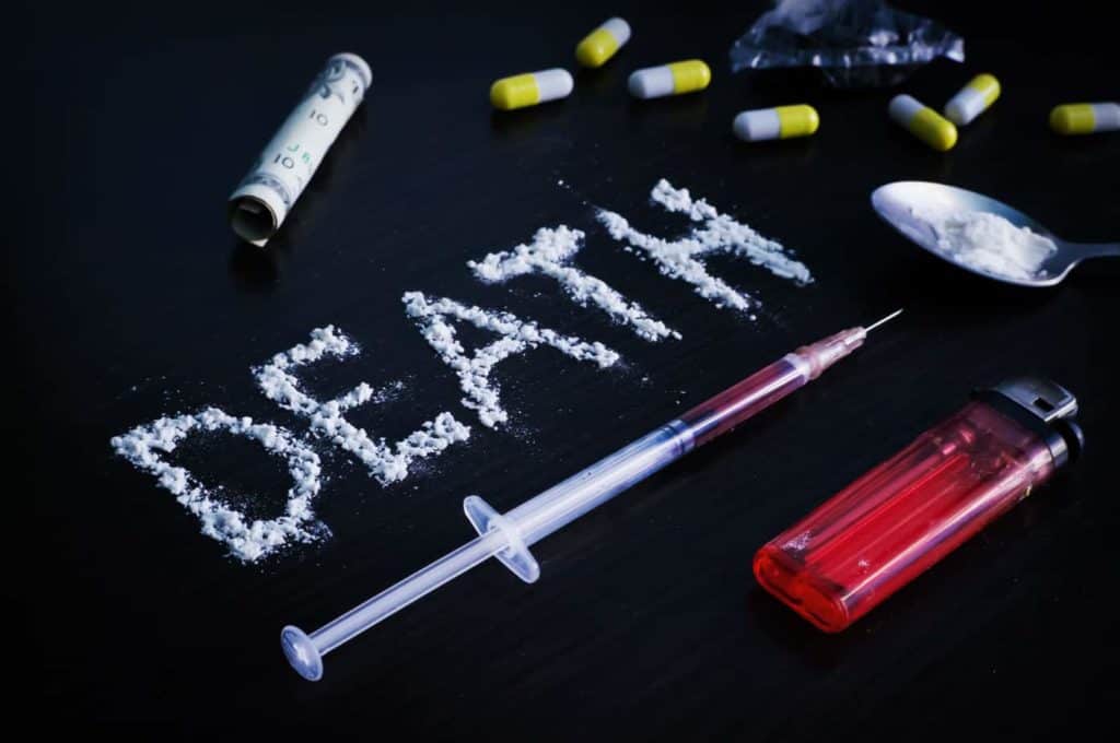  Carfentanil drug “gray death” in combination with heroin cocaine & fentanyl are identified and ruled to be the cause of death.