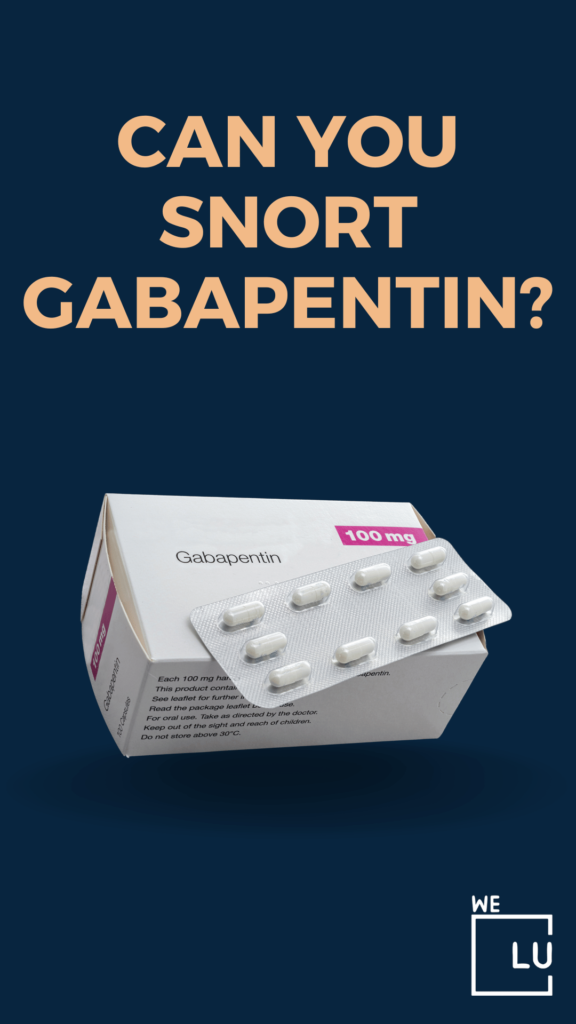 Our experienced medical staff at We Level Up may recommend Gabapentin as part of a personalized treatment plan.