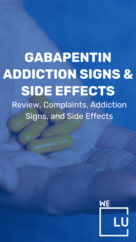 Gabapentin Addiction signs & Side Effects banner
