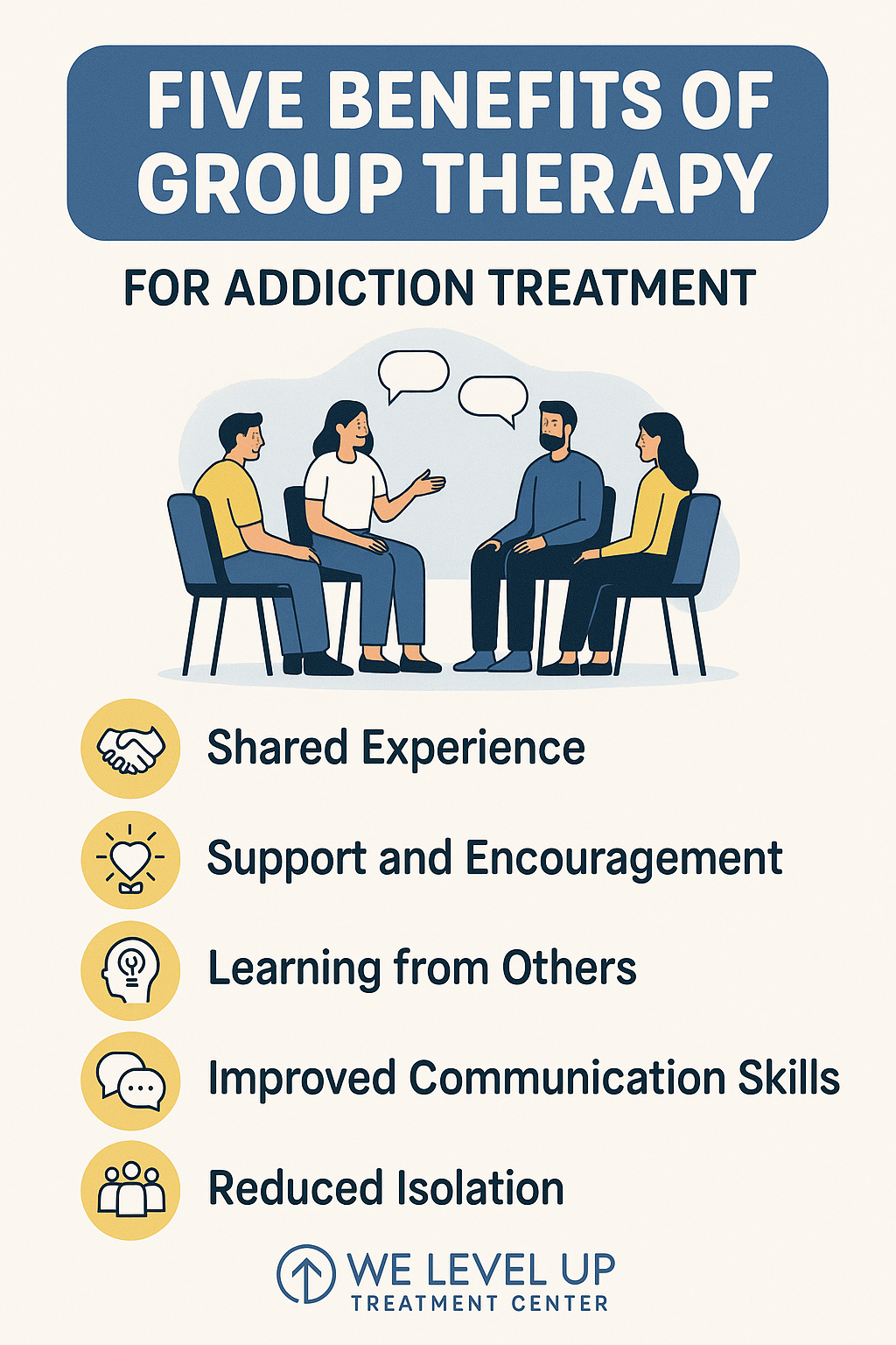 5 Benefits of Group Therapy for Addiction Recovery